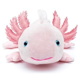 Uni-Toys - Axolotl (rosa) - 32 cm (Länge) - Plüsch-Wassertier - Plüschtier, Kuscheltier
