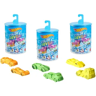 Hot Wheels Color Reveal Farbwechsel-Fahrzeuge, 2er Set