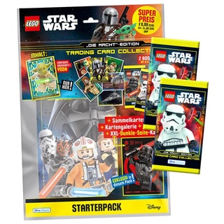 Blue Ocean Sammelkarte Lego Star Wars Karten Trading Cards Serie 4 - Die Macht Sammelkarten, Lego Star Wars Serie 4 - 1 Starter + 2 Booster Karten