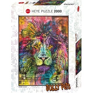 HEYE Puzzle Lion's Heart, 2000 Puzzleteile, Made in Europe bunt