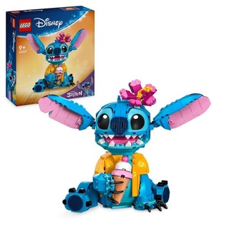 LEGO 43249 ǀ Disney Stitch, Bau- und Spielset für Kinder, Figur mit Eiswaffel