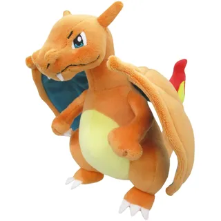 Sanei Boeki Pokemon All Star Collection Plush Doll Peluche Plüschtier PP95 Charizard Dracaufeu Glurak (S) Height 19 cm Japan