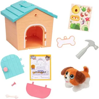 Moose Spielwelt Little Live Pets: My Puppy's Home Mini, Orange orange