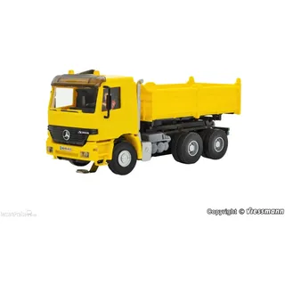 Viessmann H0 (1:87) 8015 - H0 MB ACTROS 3-achs Muldenkipper mit mit Rundumleuchten, gelb, Basis, Funktionsmodell