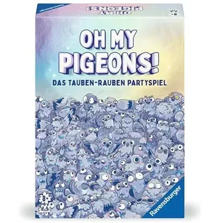 Ravensburger Spiel - Oh my Pigeons! - Das Tauben-Rauben Partyspiel - Kartenspiel und Partyspiel für 2-5 Personen ab 8 Jahren