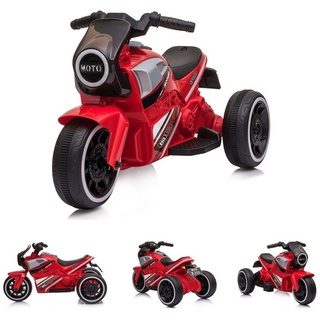 Chipolino Elektro-Kindermotorrad Elektromotorrad Sport Max, Belastbarkeit 20 kg, USB-Anschluss Frontlicht bis 4 km/h rot|schwarz