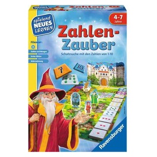 Ravensburger Brettspiel 24964, Zahlen-Zauber, ab 4 Jahre, 2-4 Spieler