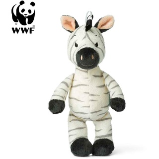 WWF Cub Club - Ziko das Zebra (weiß, 22cm) mit Glöckchen Kuscheltier Stofftier für Kleinkinder