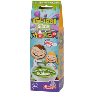 Simba 105953226 - Glibbi Slime Maker, 3-fach sortiert, es wird nur ein Artikel geliefert, Pulver verwandelt Wasser in Schleim, Glibber, in einer Schüssel anrühren, Experiment, 50 g, ab 3 Jahren