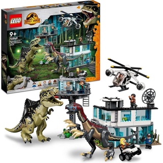 LEGO® Konstruktions-Spielset Jurassic World - Giganotosaurus & Therizinosaurus Angriff (76949), (810 St)