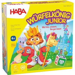 Magni HABA Brettspiel Würfelkönig Junior (Französisch, Italienisch, Englisch, Deutsch)