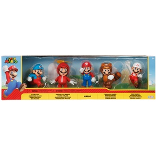 Super Mario Nintendo Figuren 5er Set Only Mario, 6,5 cm
