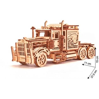 Wood Trick - Holz Modellbau Big Rig Truck LKW 485 Teile