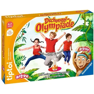 Ravensburger Lernspielzeug tiptoi ACTIVE Dschungel-Olympiade