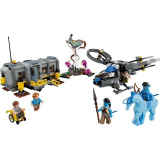 LEGO® Spielbausteine LEGO Avatar 75573 Schwebende Berge Site 26 und RDA Samson, (Set, 887 St., Fantasy) bunt