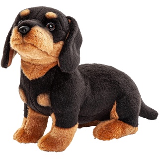 Uni-Toys - Dackel (ohne Leine) - 27 cm (Länge) - Plüsch-Hund, Haustier - Plüschtier, Kuscheltier