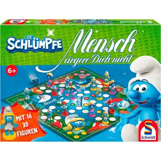 Schmidt Spiele Spiel Mensch ärgere Dich nicht®, Die Schlümpfe, Familienspiel bunt