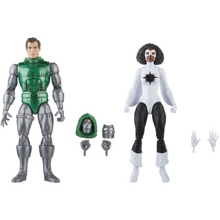 Marvel Hasbro Legends Series Captain vs. Doctor Doom, Avengers 60th Anniversary, 15 cm große Sammelfiguren