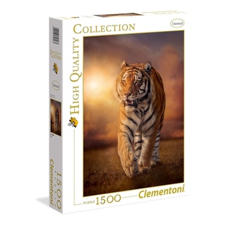 Clementoni 31806 Tiger – Puzzle 1500 Teile, Geschicklichkeitsspiel für die ganze Familie, Erwachsenenpuzzle ab 14 Jahren