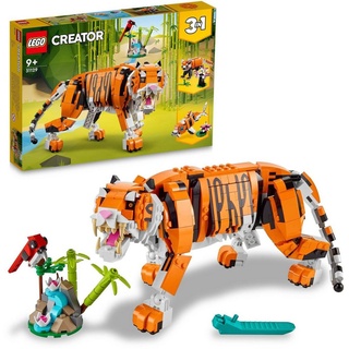 LEGO® Konstruktionsspielsteine Majestätischer Tiger (31129), LEGO® Creator 3in1, (755 St) bunt