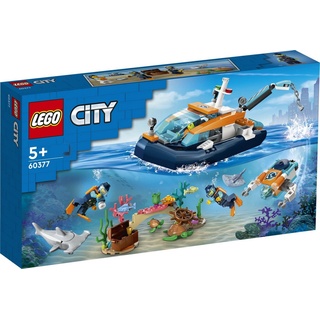 LEGO® Spielbausteine City Exploration Meeresforscher-Boot 182 Teile 60377