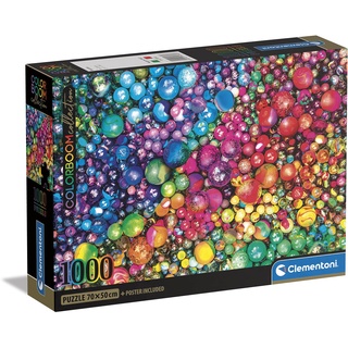 Clementoni 39780 ColorBoom Collection-Marbles-1000 Teile Erwachsene, Farben, Puzzle Gradient, hergestellt in Italien, Mehrfarbig