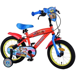 Kinderfahrrad Paw Patrol für Jungen 14 Zoll Kinderrad in Blau