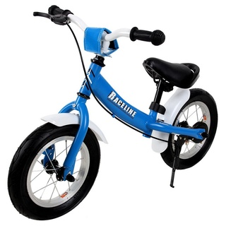 Spielwerk Laufrad Street Raceline, 2-5 Jahre 12 Zoll Höhenverstellbar Bremse Lenkrad Luftreifen Fahrrad blau