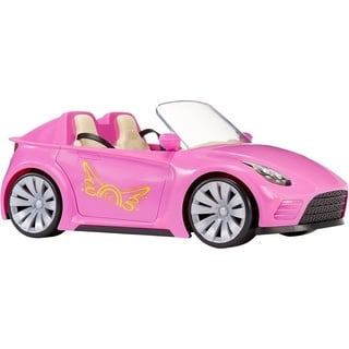 Dream Ella 581871EUC MGA's Car Cruiser-Cabriolet für Zwei 29 cm Modepuppen-Inklusive Sicherheitsgurte, Spiegel und bewegliche Räder-Für Kinder ab 3 Jahren, Rosa