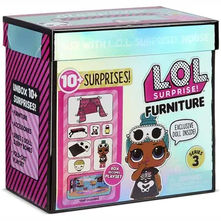 L.O.L. Surprise! Sammelpuppen für Mädchen - Mit 10 Überraschungen & Accessoires - Sleepy Bones - Möbelserie 3