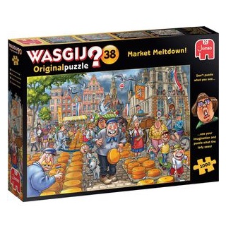 Jumbo Puzzle Wasgij - Schmelzkäse aus Holland, 1000 Teile, ab 12 Jahre