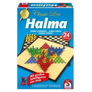 Schmidt-Spiele Brettspiel 49217, Halma, ab 8 Jahre, Classic Line, 1-4 Spieler