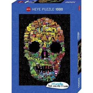 HEYE 298500 Puzzle 1000 Teile Doodle Skull