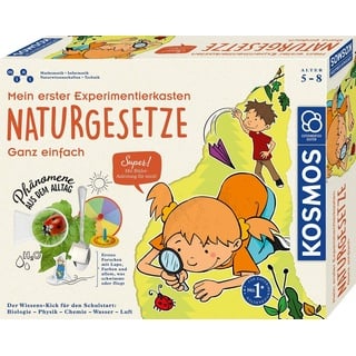 KOSMOS 602284 Mein erster Experimentierkasten Naturgesetze - ganz einfach, Spielerische Experimente für kleine Forscher, Experimentierkasten für Kinder ab 5 Jahre