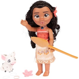 Disney Princess My Singing Friend Moana Feature Doll, 14” / 35 cm Tall Doll Sings ‘How Far I’ll Go’, Accessories Included for Added Play, Perfect for Girls Aged 3+, Mehrfarbig, 224936-4-VAI Estándar