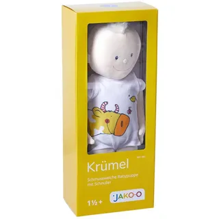 Haba Stoffpuppe Kuschelpuppe Krümel, unisex neutral beige|bunt