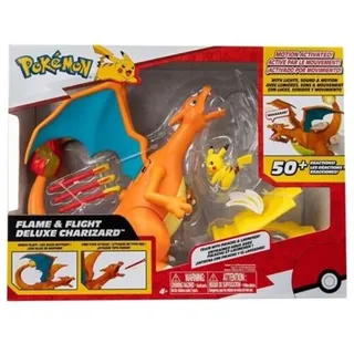 Interactive Flame and Flight Charizard w. Pikachu