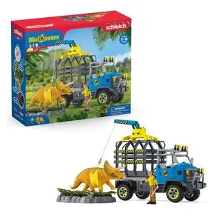 schleich Spielset DINOSAURS 42565, ab 4 Jahre, Dinosaurier Truck Mission, 13 Teile