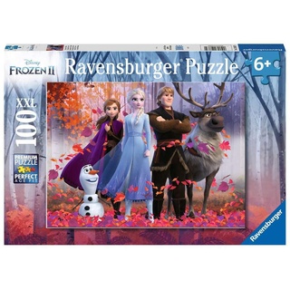 Ravensburger Kinderpuzzle - 12867 Magie des Waldes - Disney Frozen-Puzzle für Kinder ab 6 Jahren, mit 100 Teilen im XXL-Format