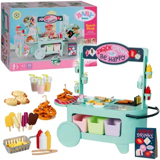 Zapf Creation BABY BORN Puppen Snack Shop, tuerkis