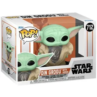 Star Wars - The Mandalorian - POP! - Figur Grogu  m/ Rüstung