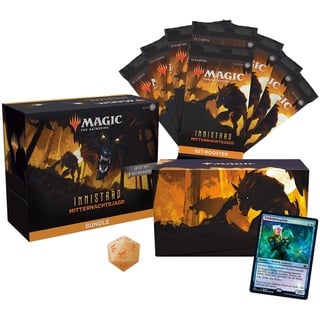 Magic the Gathering Innistrad: Mitternachtsjagd Bundle, 8 Set-Booster & Zubehör (Deutsche Version)