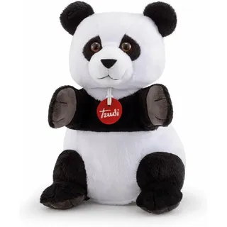 handpuppe Panda 24 cm Plüsch schwarz/weiß