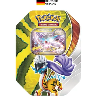 Pokémon-Sammelkartenspiel: Tin-Box Paradox-Schicksale: Furienblitz-ex (1 holografische Promokarte & 4 Boosterpacks)