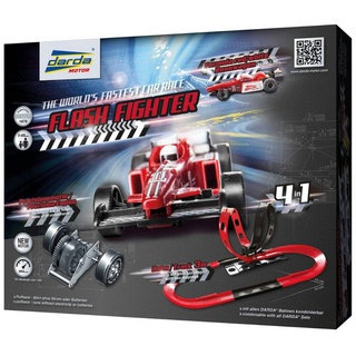 SIMM Spielwaren Spielzeug-Rennwagen Autorennbahn Flash Fighter Formula red 3m Rennbahn Rückzugsmotor