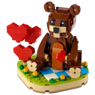 LEGO® Spielbausteine LEGO 40462 Seasonal Valentinstag-Bär, (Set, 245 St) bunt