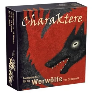 Asmodee Spiel LUID0006 - Charaktere - Werwölfe von Düsterwald, 8-28..., Familienspiel, Partyspiel bunt