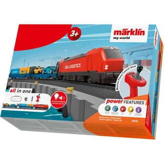 Modelleisenbahn-Set MÄRKLIN "Märklin my world - Startpackung Hafenlogistik 29342" Modelleisenbahnen rot Kinder Modelleisenbahn-Sets mit Licht und Sound
