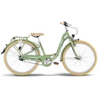 Puky SKYRIDE 24-7 Classic - 24" Kinderfahrrad mit 7-Gang Nexus 2025 | retro green