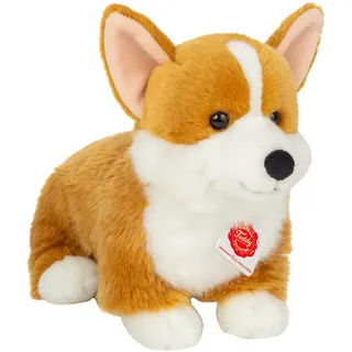 Teddy Hermann Lieblingshunde 91990 Corgi 30 cm, Kuscheltier, Plüschtier mit recycelter Füllung